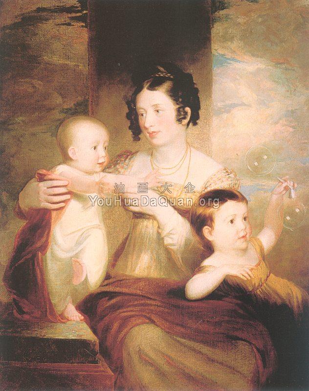 Lucretia Morse and her Children - 塞缪尔·芬利·布里斯·莫尔斯